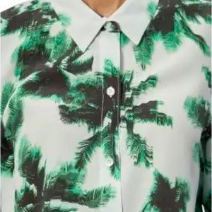 100% silk Equipment Leema Printed Shirt, never worn, no tags